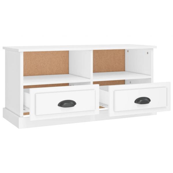 TV-Schrank Weiß 93x35,5x45 cm Holzwerkstoff