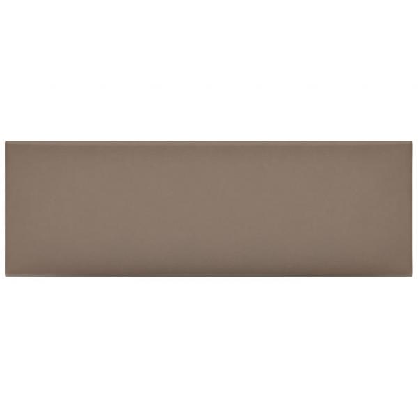 Wandpaneele 12 Stk. Cappuccino-Braun 90x30cm Kunstleder 3,24 m²