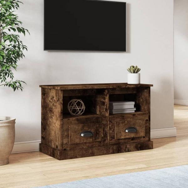 ARDEBO.de - TV-Schrank Räuchereiche 80x35x50 cm Holzwerkstoff