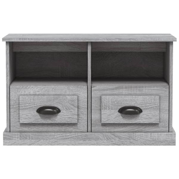 TV-Schrank Grau Sonoma 80x35x50 cm Holzwerkstoff