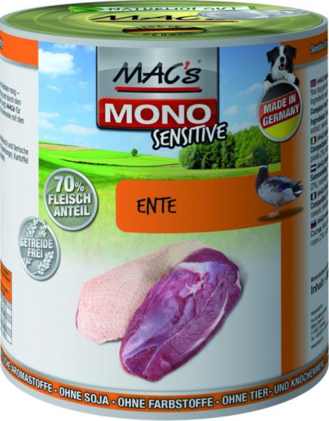 ARDEBO.de MACs Dog Mono Ente 800g