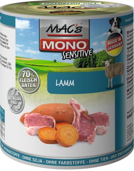 ARDEBO.de MACs Dog Mono Lamm 800g