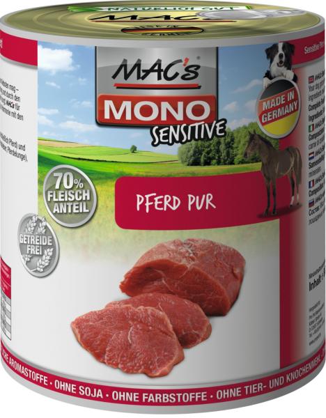 ARDEBO.de MACs Dog Mono Pferd Pur 800g