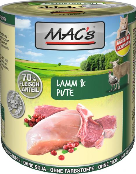 ARDEBO.de MACs Cat Lamm & Pute 800g