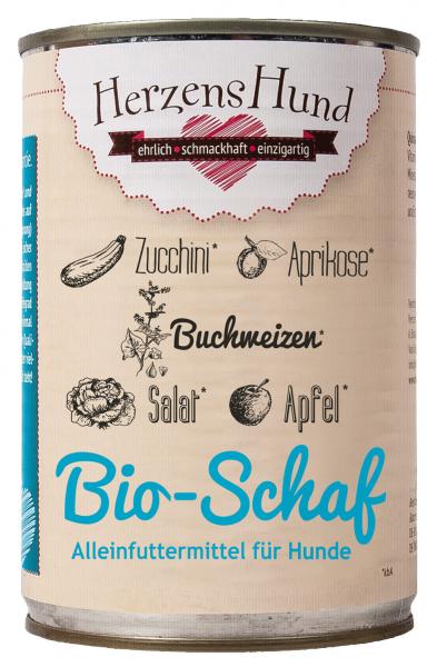 ARDEBO.de Herzenshund Schaf mit Buchweizen 400g