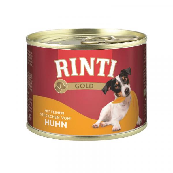 ARDEBO.de Rinti Dose Gold mit Huhn 185 g 