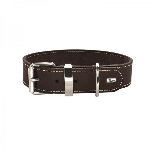 ARDEBO.de Hunter Halsband Aalborg Special dunkelbraun 40 S 29-35cm