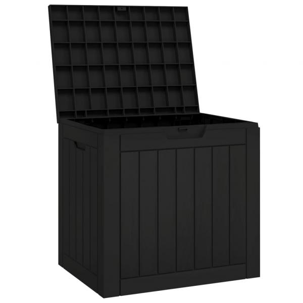 Gartenbox Schwarz 55,5x43x53 cm Polypropylen