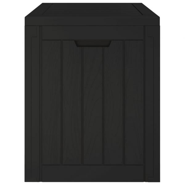 Gartenbox Schwarz 55,5x43x53 cm Polypropylen