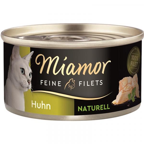 ARDEBO.de Miamor Dose Feine Filets Naturelle Huhn pur 80 g