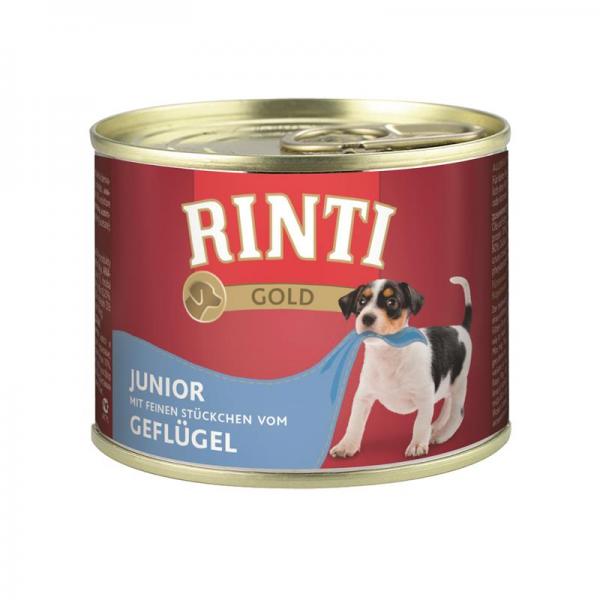 ARDEBO.de Rinti Dose Gold Junior mit Geflügel 185 g