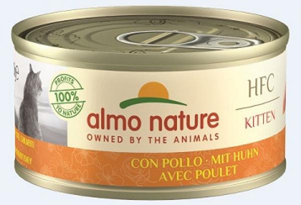 ARDEBO.de Almo Nature HFC Natural Kitten Huhn 70g