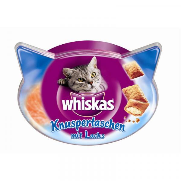 ARDEBO.de Whiskas Snack Knuspertaschen Lachs 60g