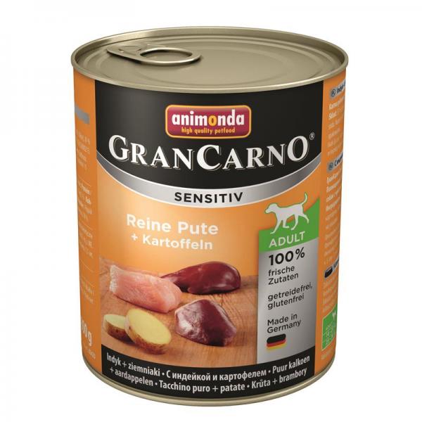 ARDEBO.de Animonda GranCarno Adult Sensitive Pute & Kartoffeln 800g