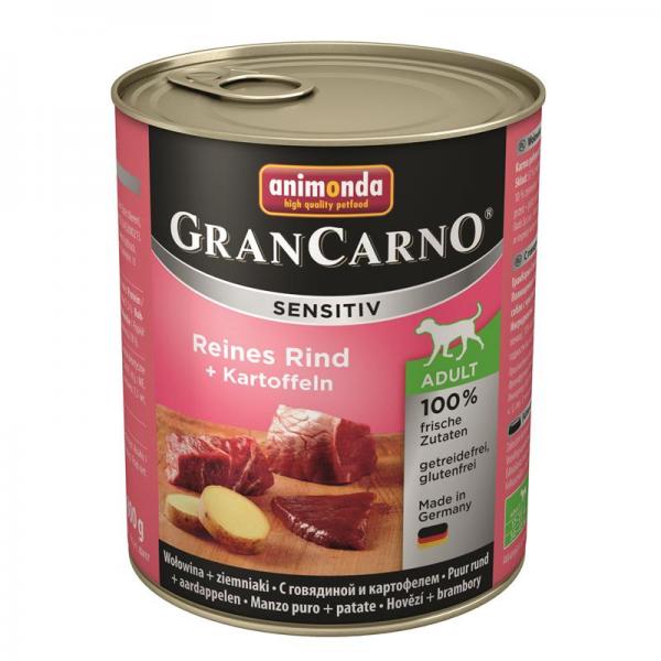 ARDEBO.de Animonda GranCarno Adult Sensitive Rind & Kartoffeln 800g