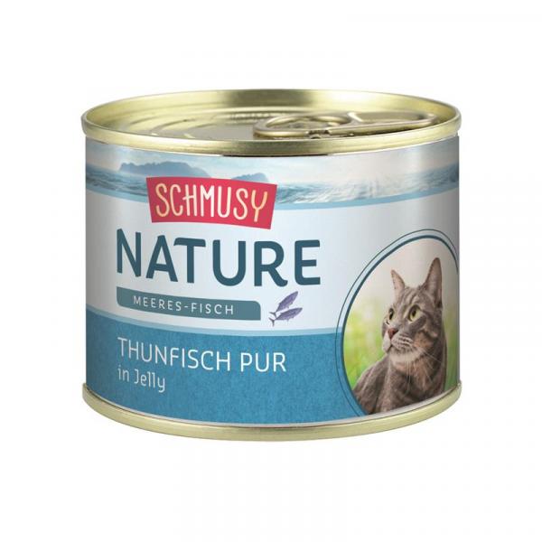 ARDEBO.de Schmusy Nature Meeres-Fisch Dose Thunfisch pur 185 g 