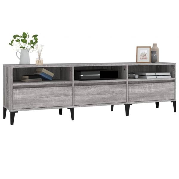 TV-Schrank Grau Sonoma 150x30x44,5 cm Holzwerkstoff