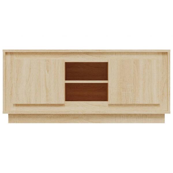 TV-Schrank Sonoma-Eiche 102x35x45 cm Holzwerkstoff