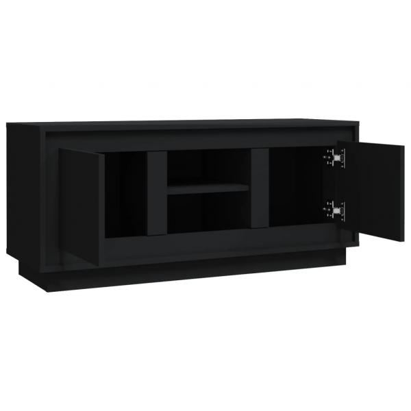 TV-Schrank Schwarz 102x35x45 cm Holzwerkstoff