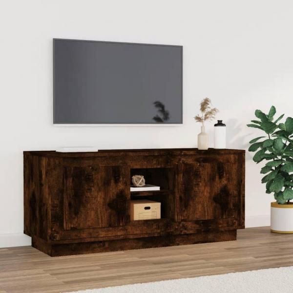 ARDEBO.de - TV-Schrank Räuchereiche 102x35x45 cm Holzwerkstoff