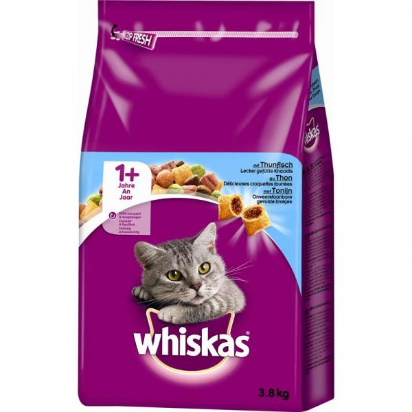 ARDEBO.de Whiskas Trocken Adult 1+ mit Thunfisch 3,8kg