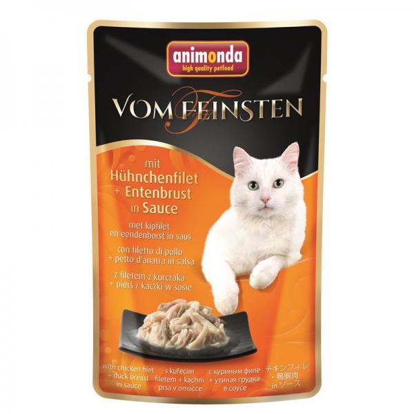 ARDEBO.de Animonda Cat vom Feinsten mit Hühnchenfilet & Entenbrust in Sauce 50g