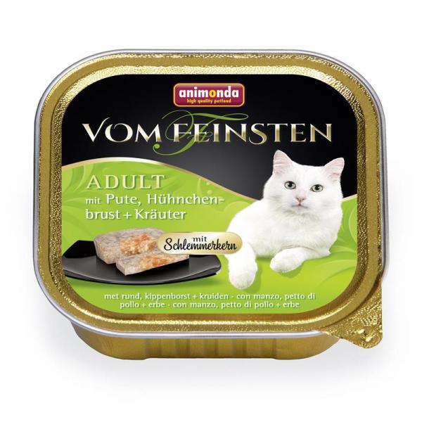 ARDEBO.de Animonda Cat vom Feinsten Schlemmerkern mit Pute, Hühnchenbrust & Kräuter 100g