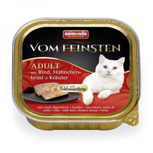 ARDEBO.de Animonda Cat vom Feinsten Schlemmerkern mit Rind, Hühnchenbrust & Kräutern 100g