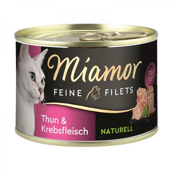 ARDEBO.de Miamor Dose Feine Filets Naturelle Thunfisch & Krebsfleisch 156 g 