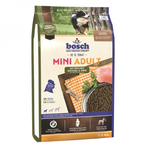 ARDEBO.de Bosch Mini Adult Geflügel & Hirse  3 kg