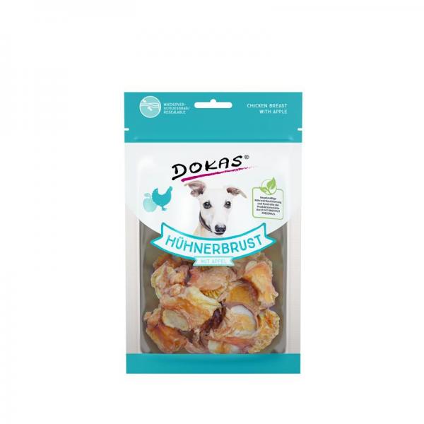 ARDEBO.de Dokas Dog Hühnerbrustfilet mit Apfel 70 g