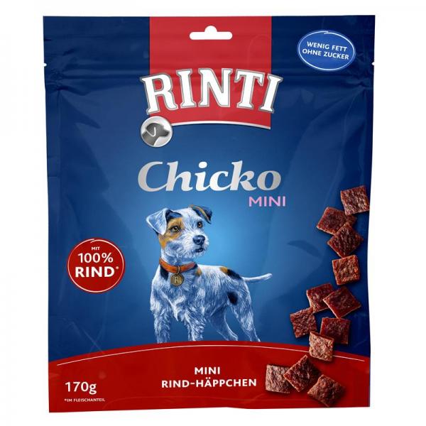 ARDEBO.de Rinti Chicko Mini Kleine Stückchen aus Rind 170 g