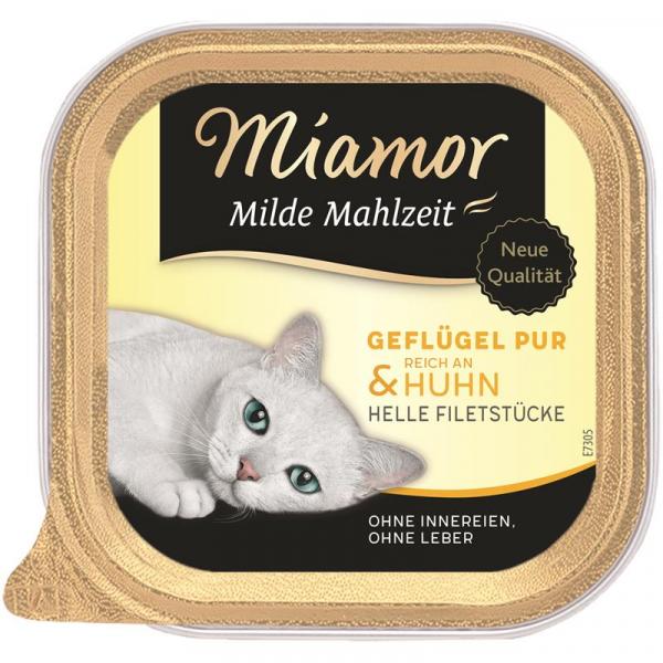 ARDEBO.de Miamor Schale Milde Mahlzeit Geflügel & Huhn 100 g