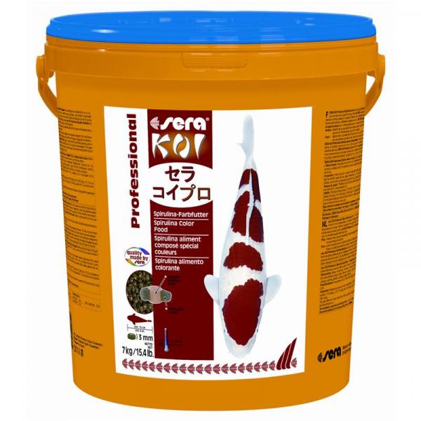 ARDEBO.de sera Koi Professional Spirulina Farbfutter 7 kg