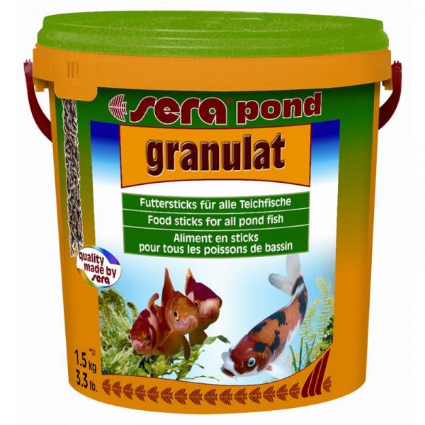 ARDEBO.de sera pond Granulat Nature 10 Liter