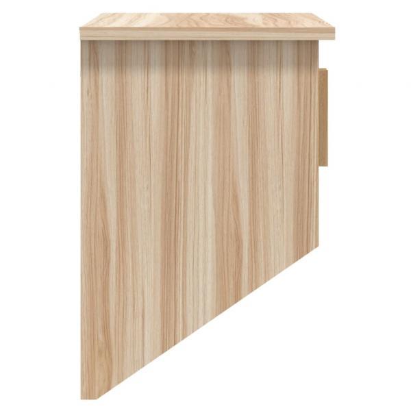 Wandgarderobe mit Haken 80x24x35,5 cm Holzwerkstoff