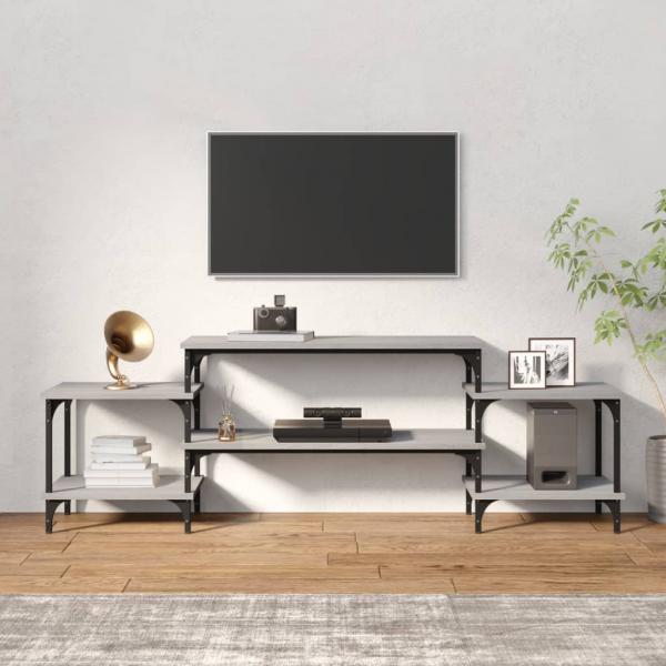 TV-Schrank Grau Sonoma 157x35x52 cm Holzwerkstoff