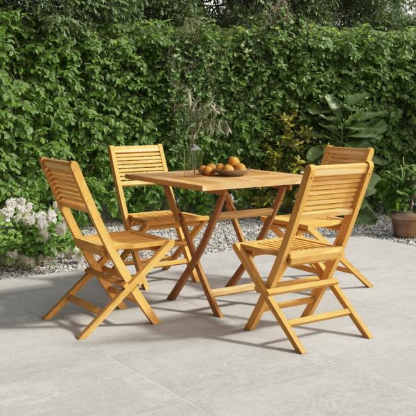 ARDEBO.de - 5-tlg. Garten-Essgruppe Massivholz Teak