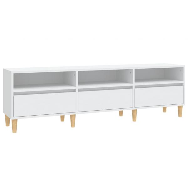 TV-Schrank Weiß 150x30x44,5 cm Holzwerkstoff