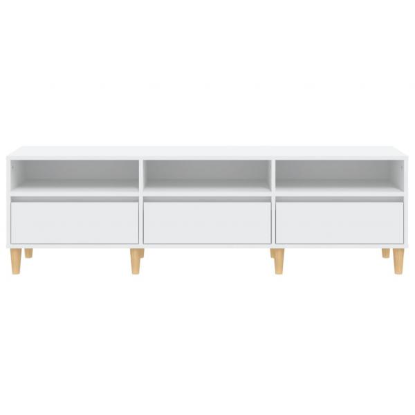 TV-Schrank Weiß 150x30x44,5 cm Holzwerkstoff