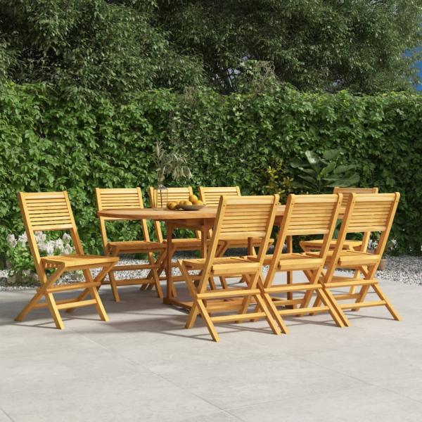 ARDEBO.de - Gartenstühle 8 Stk. Klappbar 47x62x90 cm Massivholz Teak