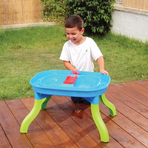 3-in-1 Sand- & Wasser-Spieltisch 67,5x52x38 cm Polypropylen