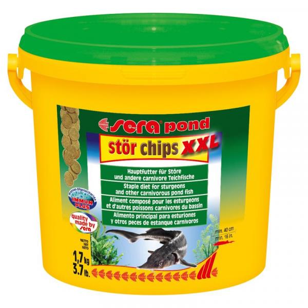 ARDEBO.de sera pond Stör Chips XXL Nature 3800 ml