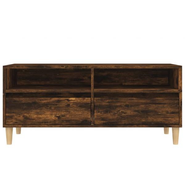 TV-Schrank Räuchereiche 100x34,5x44,5 cm Holzwerkstoff