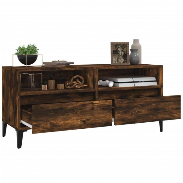 TV-Schrank Räuchereiche 100x34,5x44,5 cm Holzwerkstoff