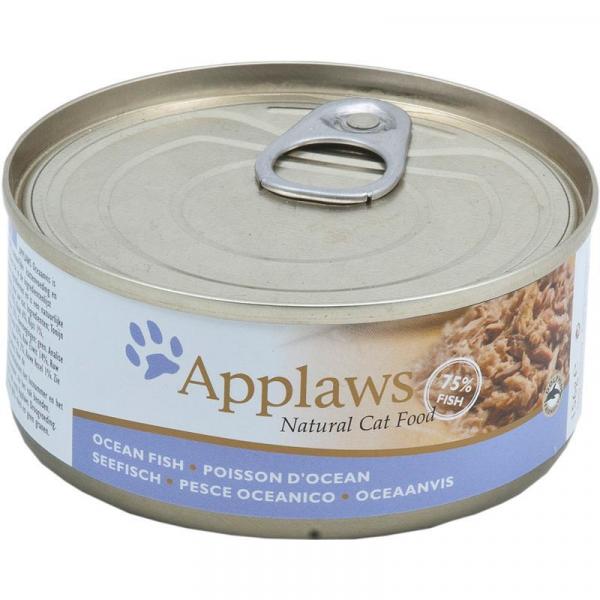 ARDEBO.de Applaws Cat Nassfutter Dose Seefisch 156 g