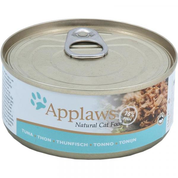 ARDEBO.de Applaws Cat Nassfutter Dose Thunfischfilet 70 g