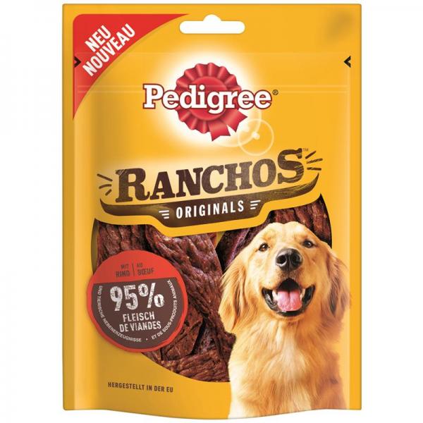 ARDEBO.de Pedigree Snack Ranchos mit Rind 70g