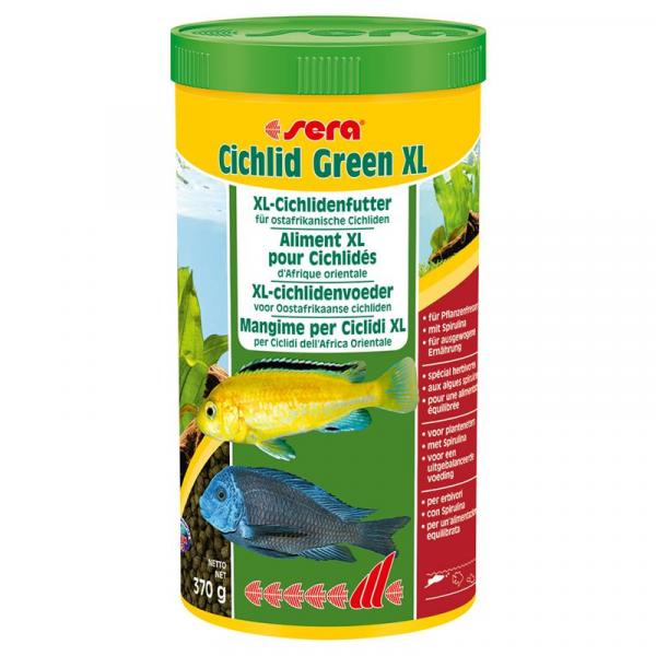 ARDEBO.de sera Cichlid Green XL Nature 1000 ml 