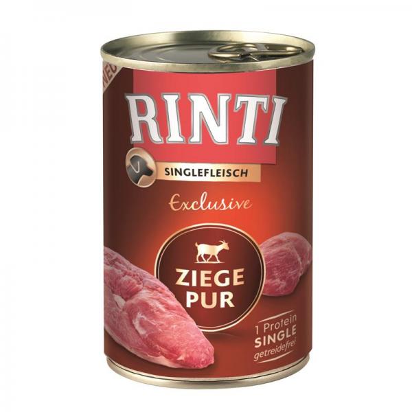 ARDEBO.de Rinti Dose Singlefleisch Exclusive Ziege Pur 400 g